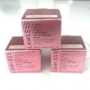 Lawless forget the filler overnight lip plumping mask .28 oz $18 each/$50 for 3